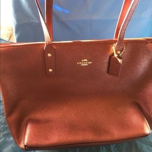 Authentic coach tote